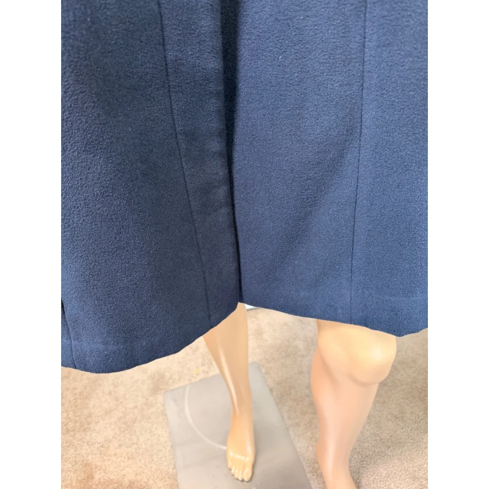 Girls Rothschild Navy Pea Coat Faux Fur Hood Size 16 Timeless Classic‎ Elegance